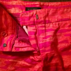 Willi Smith Hot Pink/Orange Size 8 Shorts